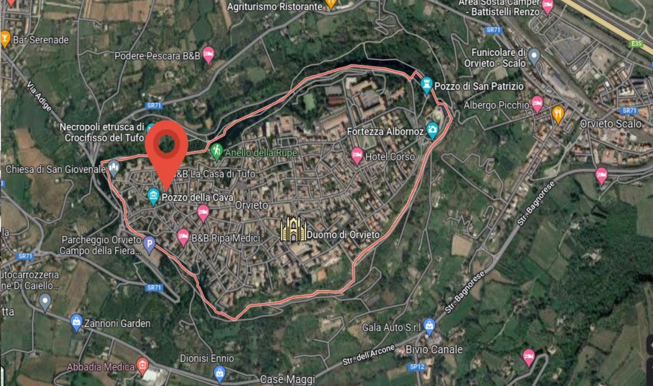 Stanza Con Bagno Privato Orvieto Centro Storico, Aria Condizionata Netflix Vicino Al Pozzo Della Cava-Affittacamere "Carvajal Rooms" Extérieur photo
